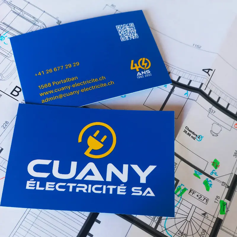 Bureau de Cuany Electricité SA à Portalban avec coordonnées