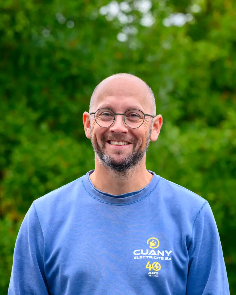 Fabien Corminboeuf, directeur de Cuany Electricité SA